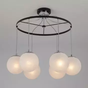 Люстра Евросвет 70069/6 хром/черный