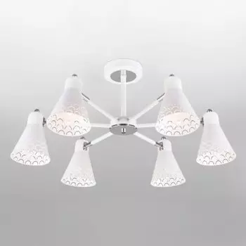 Люстра Eurosvet 70100/6 Trina белый