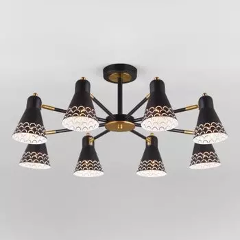 Люстра Eurosvet 70100/8 Trina черный