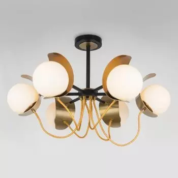 Люстра Eurosvet 70110/6 Amato золото/черный