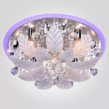 Люстра Eurosvet 80111/8 хром/синий+красный+фиолетовый