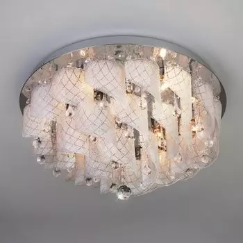 Люстра Eurosvet 80117/9 хром/белый