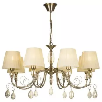 Люстра Freya FR2004PL-08BZ Peta