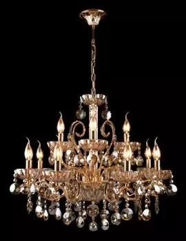 Люстра хрустальная Eurosvet 3273/8+4 золото