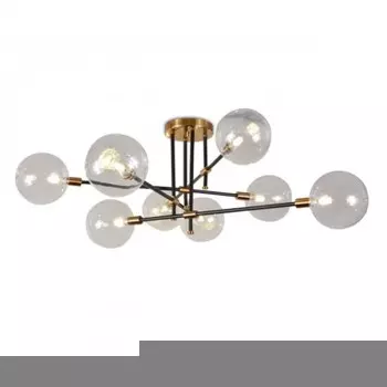 Люстра КИАРА бронза h-34 d-91 E14 1*5W диаметр плафона 15см Kink light 07604-8 E14