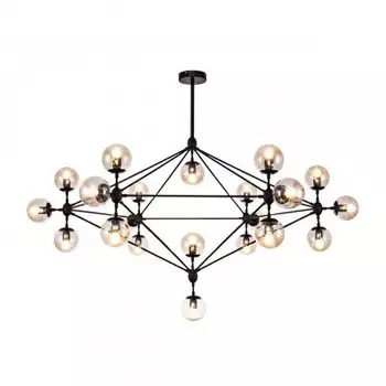 Люстра МОДИ черная w170*90 h100/120 E27 21*40W Kink light 07535-21,19
