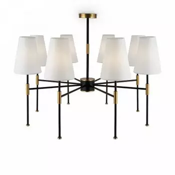 Люстра на штанге Freya FR5196PL-08BBS