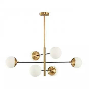 Люстра НАВИЯ черный/бронза d98 h92 E14 6*40W Kink light 07636-6,20