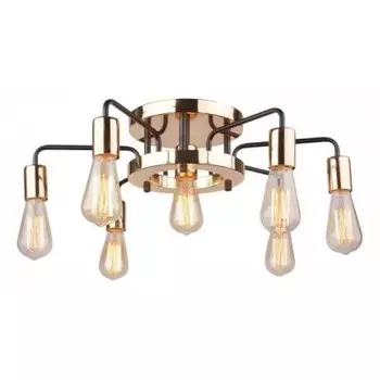Люстра паук лофт Arte lamp A6001PL-7BK Gelo
