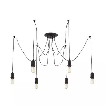 Люстра подвесная паук на 6 ламп Citilux CL451062 Эдисон