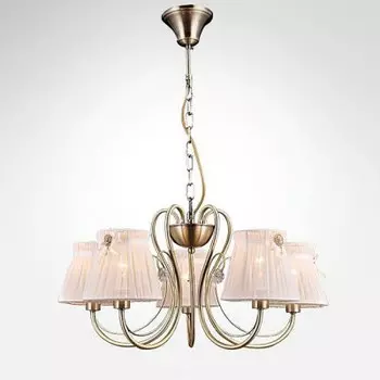 Люстра подвесная Евросвет 60039/5 античная бронза