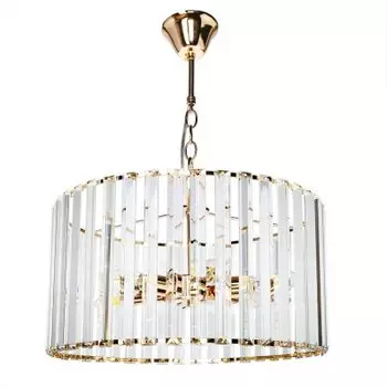 Люстра подвесная хрустальная Arte lamp A1033LM-6GO POLLUX