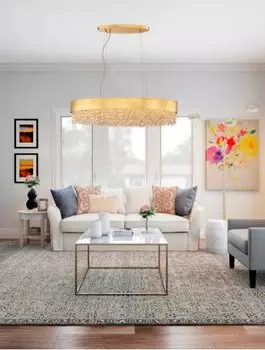 Люстра подвесная Lucia Tucci fabian 1555.8 gold leaf