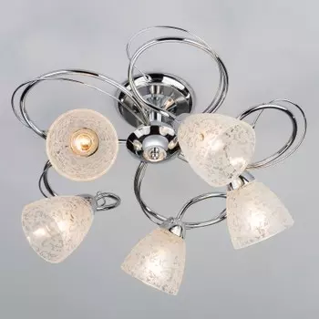 Люстра потолочная Евросвет 30130/5 хром