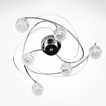 Люстра потолочная Евросвет 80103/6 хром