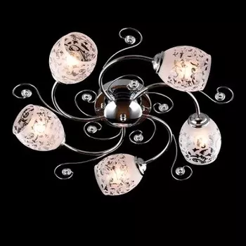 Люстра потолочная Евросвет 9677/5 хром