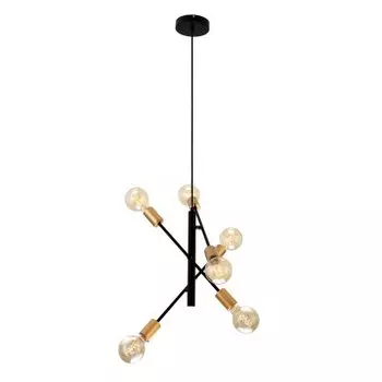 Люстра Rivoli Kerstin 5078-308 6 х Е27 40 Вт лофт - кантри