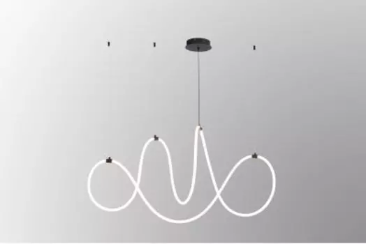 Люстра с гибким неоном Arte lamp A2850SP-80BK