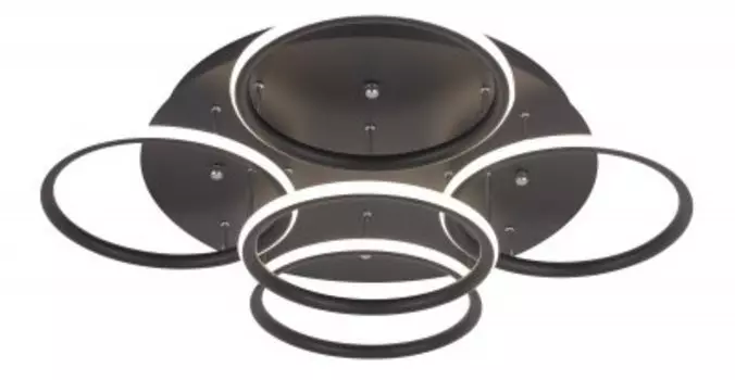 Люстра светодиодная 80Вт Arte Lamp A2500PL-5BK RAPID