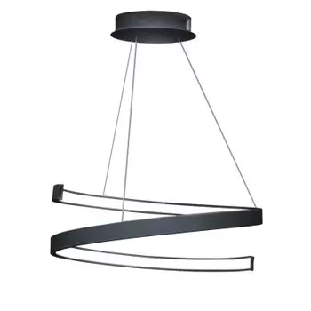 Люстра светодиодная черная TLES1-40-01/B/4000К Лючера