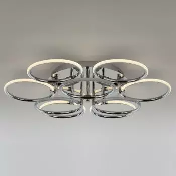 Люстра светодиодная Eurosvet 90069/9 хром