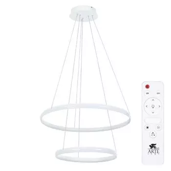 Люстра светодиодные кольца Arte lamp A2198SP-2WH