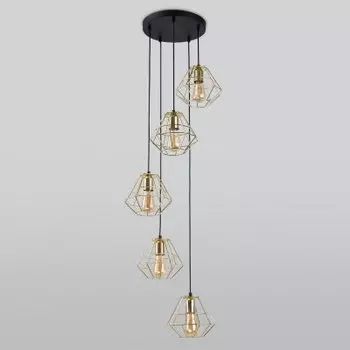 Люстра TK Lighting 2576 Diamond Gold