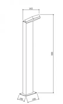 Maytoni O595FL-L12B3K Paso