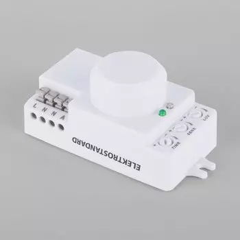 Микроволновый датчик движения 10м 1200W 360° IP20 Белый SNS-M-13 MCW 1200W R10m Электростандарт