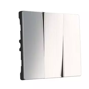 Набор клавиш для выключателя трехклавишного (глянцевый никель) Werkel W1139002