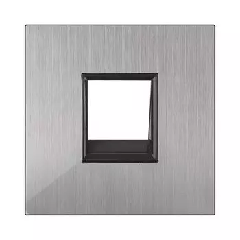 Накладка для RJ45 и RJ11 (глянцевый никель) WL02-RJ-CP Werkel