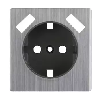 Накладка для USB розетки (глянцевый никель) WL02-USB-CP Werkel