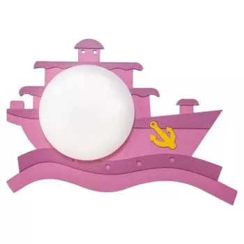 Настенный детский светильник Корабль 43011/1wPK Gerhort