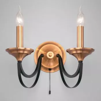 Настенный светильник Eurosvet 60098/2 Lazzaro черный