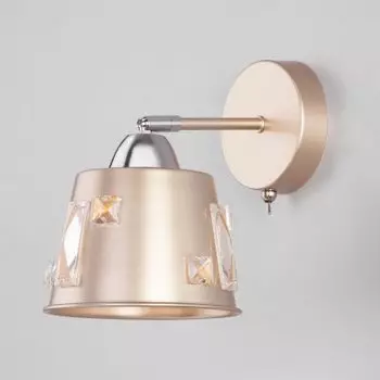 Настенный светильник Eurosvet 70105/1 Benna золотой