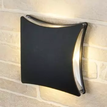 Настенный уличный светильник Электростандарт Techno 1014 черный