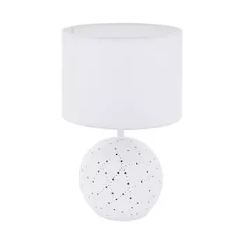 Настольная керамическая лампа с абажуром Eglo 98381 MONTALBANO