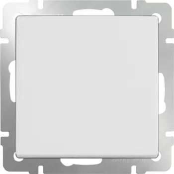 Перекрестный переключатель одноклавишный (белый) WL01-SW-1G-C Werkel