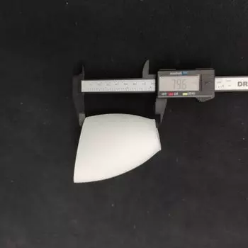 Плафон белый под цоколь E14 со скосом (80*110мм)