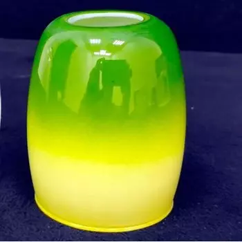 Плафон стекло E14 зеленый 85*70мм