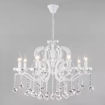 Подвесная люстра Eurosvet 10107/8 белый Brezza