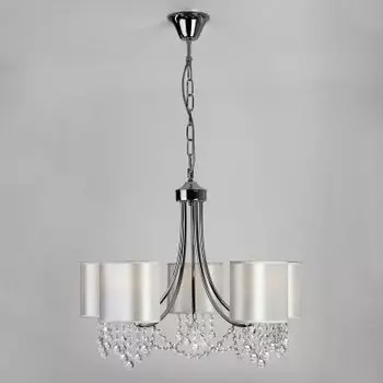 Подвесная люстра Евросвет 10084/5 хром Strotskis