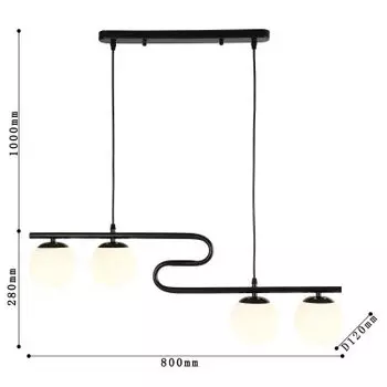 Подвесная люстра Favourite 4036-4P Collana