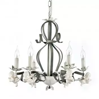 Подвесная люстра с ангелами Arti Lampadari Surano E 1.1.6 S