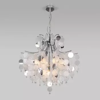 Подвесная люстра со стеклянным декором Евросвет 320/9 Bolla