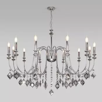 Подвесная люстра Умный Дом 10120/12 хром Eurosvet Telao