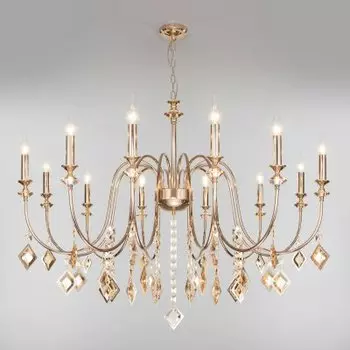 Подвесная люстра Умный Дом 10120/12 золото Eurosvet Telao