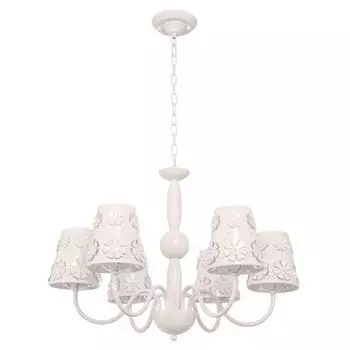 Подвесная металлическая люстра G11013/6WT Gerhort