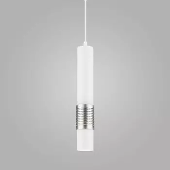 Подвесной потолочный светильник DLN001 MR16 9W 4200K белый матовый/серебро