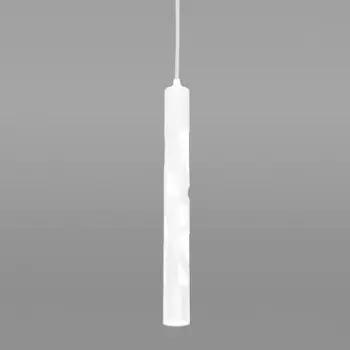 Подвесной потолочный светодиодный светильник DLR037 12W 4200K белый матовый